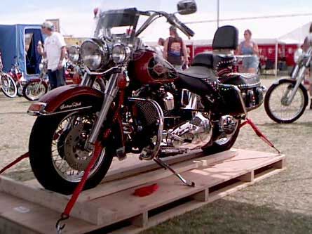 ship motorcycle to california on pallet