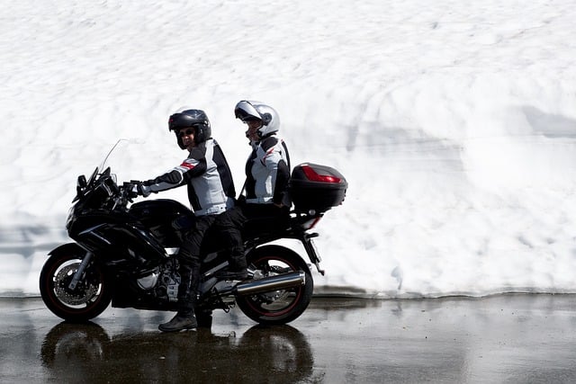 Winter Motorcycle Riding