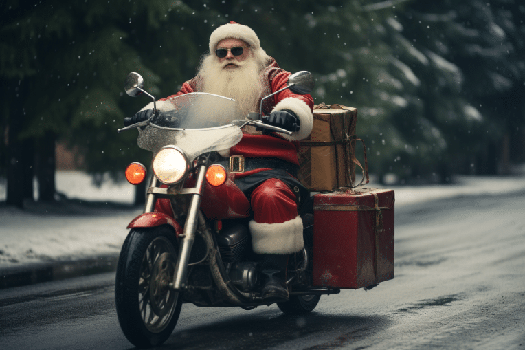 christmas bike runs