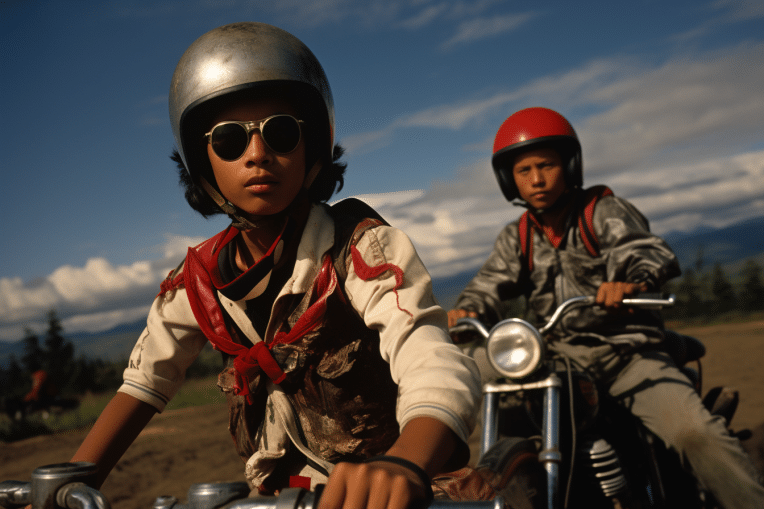 Extraordinary Kids on Motorcycles