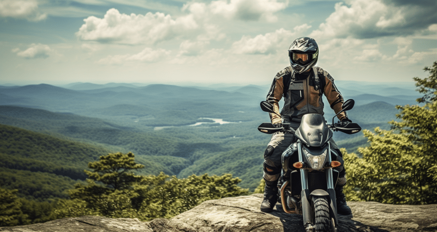 motorcycle trip in Virginia