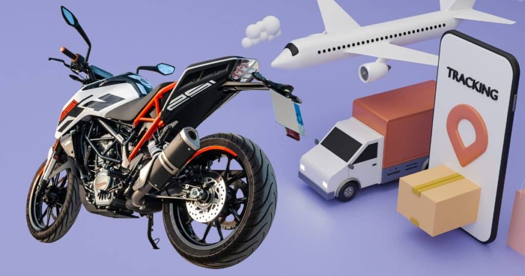 GPS Motorcycle Shipping with Real-Time App Tracking